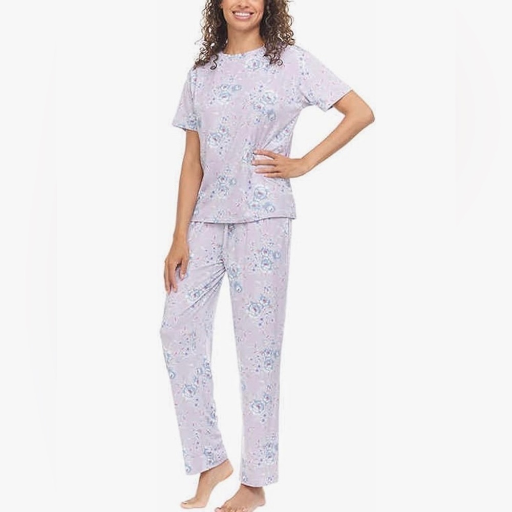 Flora Nikrooz Short Sleeve and Pant PJ Set - Size 2X